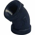 Southland 2 In. 45 Deg. Malleable Black Iron Elbow 1/8 Bend 520-208BG